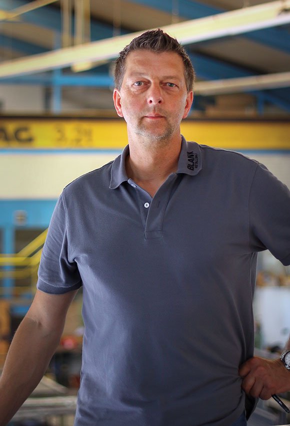 Olaf Blank, Geschäftsführer und Metallbaumeister